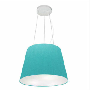 Pendente Cone Cúpula em Tecido 40cm - CORES DIVERSAS