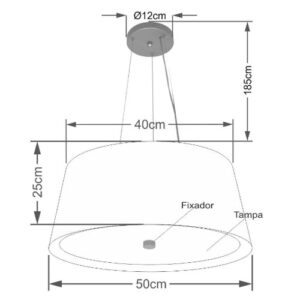 pendente-de-tecido-cupula-conica-50cm-com-difusor-dimensoes