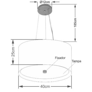 pendente-de-tecido-cupula-redonda-40cm-com-difusor-dimensoes