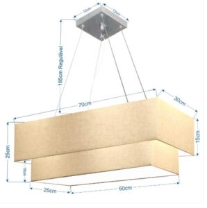pendente-de-tecido-retangular-duplo-2-cupulas-70cm-60cm