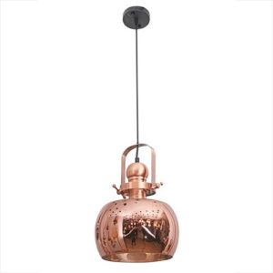 Pendente de Vidro Cobre Round