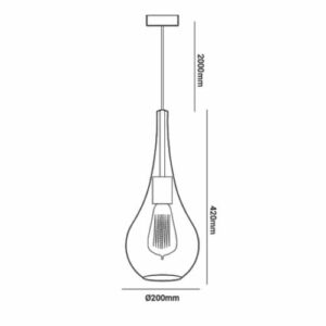 pendente-de-vidro-gota-dimensoes