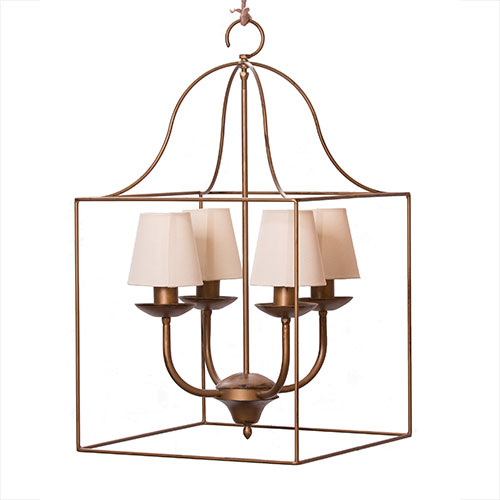 Pendente Gaiola 4 cúpulas