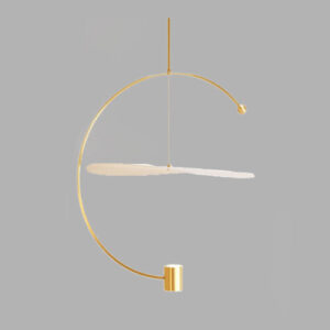 Pendente Moderno "C" Rebatedor - LED INTEGRADO