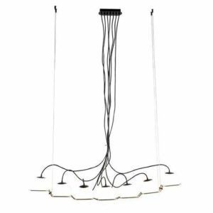 Lustre Pendente Carl com 7 Globos de Vidro
