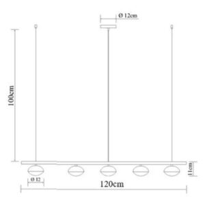 pendente-moderno-linear-abalhana-com-5-globos-cupulas-de-vidro-dimensoes