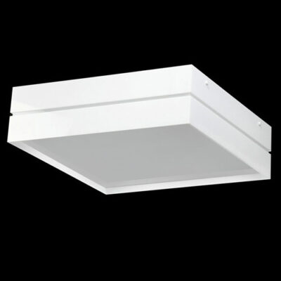 Plafon de Sobrepor Quadrado em Acrílico com Frisos