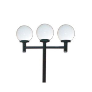 poste-de-jaridm-triplo-reto-com-globo-leitoso-30cm