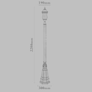 poste-decorativo-colonial-fine-dimensoes