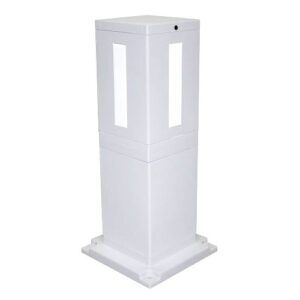 poste-para-jardim-quadrado-balizador-quadra-2-branco