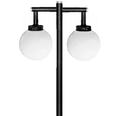 Poste Globo para baixo reto duplo