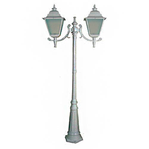 Poste/2 quadrado tubo fundido