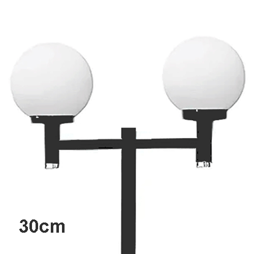 Poste Duplo Globo 30cm
