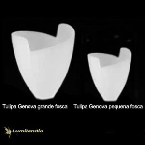 Tulipa de Vidro para Luminária Gênova