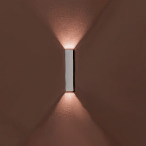 Luminária de Parede Arandela de Madeira Reta Quadrada para Lâmpada LED