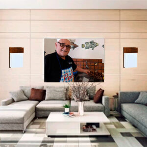 Luminária de Parede Arandela de Madeira Retangular Clean Grande para Lâmpada LED