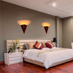 Luminária de Parede Arandela de Madeira Tocha Menor para Lâmpada LED