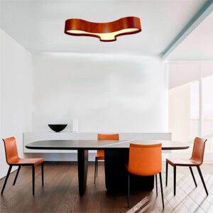 Lustre Plafon de Madeira Ameba 3 Pontas Tristar