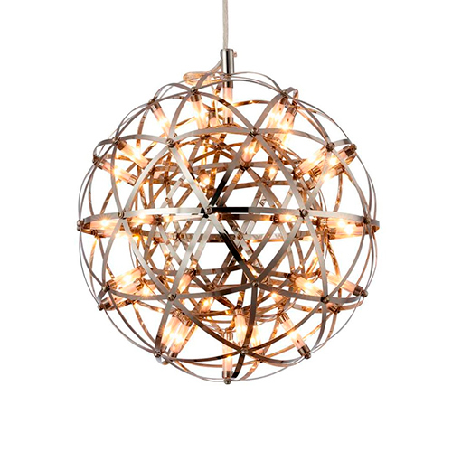 Lustre Pendente Moderno Eletron Globo com LED Integrado