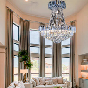 Lustre de Cristal Império para 15 Lâmpadas