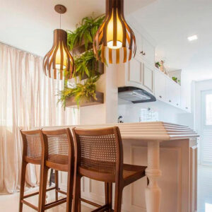 Pendente de Madeira Taça