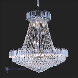 Lustre de Cristal Império para 20 Lâmpadas