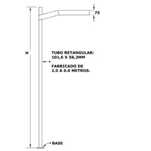 Poste de Jardim Pétala Girafa com Ângulo regulável com 1 Pétala - LED Integrado - Detalhe