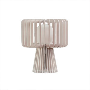 Abajur de Madeira Aletada Tronk