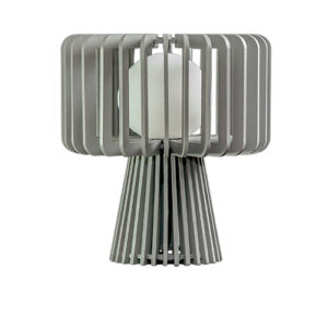 Abajur de Madeira Aletada Tronk