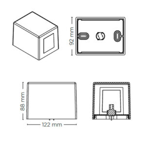 Arandela Policarbonato 1 Faixo
