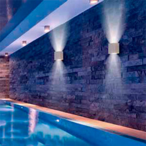 Arandela Policarbonato Paris 2 Fachos Finos