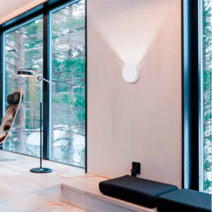 Arandela Policarbonato Redondo 1 ou 2 Faixos