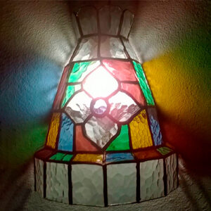 Arandela Vitral Estilo Tiffany Vintage Ballon