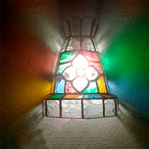 Arandela Vitral Estilo Tiffany Vintage Ballon