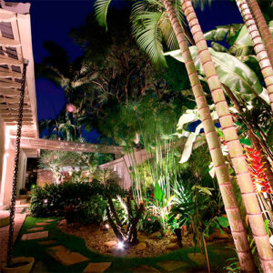 Luminária Embutida de Solo Em Inox LED Integrado 14W