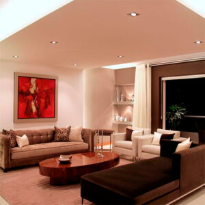 Luminária Embutir Quadrado Giratório com LED Integrado 10W