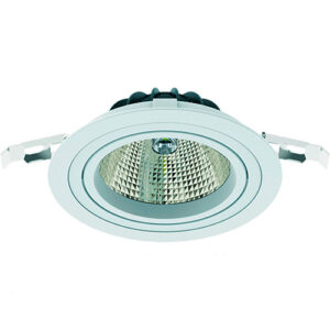Luminária Embutir Redondo Giratório com LED Integrado 10W