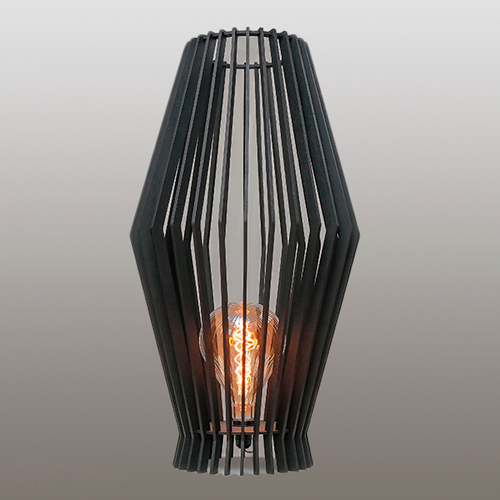 Luminaria de Chão Madeira Palmeira