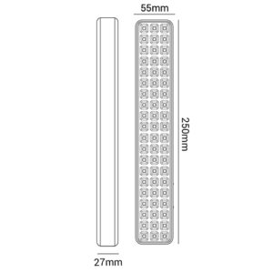 Luminária de Emergência Autônoma 4w com LED Integrado