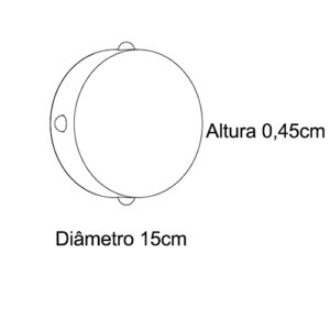 Mini Arandela 4 Feixes de Luz Pequena Estrela com LED Integrado