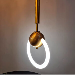 Pende Eclipse Redondo com LED Integrado