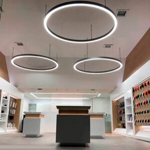 Pendente Aro Grande Perfil LED Integrado