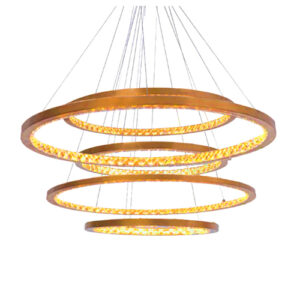 Pendente LED Integrado Fino 5 Aneis