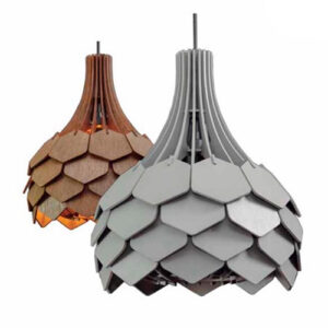 Pendente Madeira Escamas