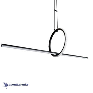 Pendente Moderno Argola Fino com LED Integrado