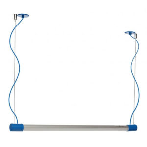 Pendente Tubular para 2 Lâmpadas Tubo LED 2 Canopla e 2 Cabos