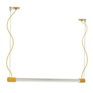 Pendente Tubular para 2 Lâmpadas Tubo LED 2 Canopla e 2 Cabos