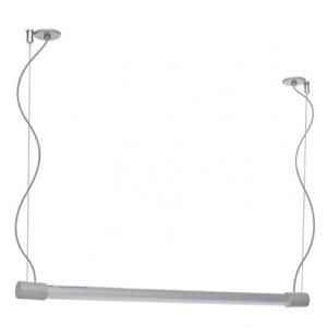 Pendente Tubular para 2 Lâmpadas Tubo LED 2 Canopla e 2 Cabos