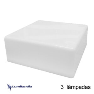 Plafon Drops Quadrado em Plástico Polietileno