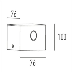 Poste Balizador Ulhal com LED Integrado
